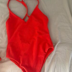 Zulu & Zephyr Fiery Red One Piece Swimsuit